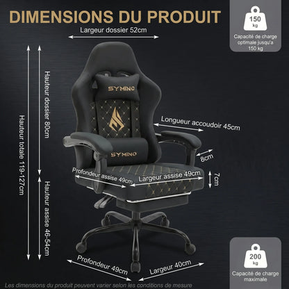 Chaise Gaming SYMINO